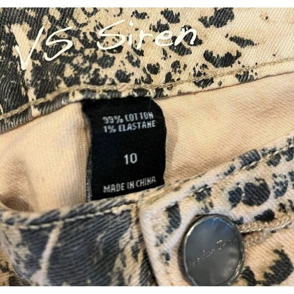 Victorias Secret VS Siren Size 10 Snake Print Jeggings Jeans Stretch - Picture 3 of 3